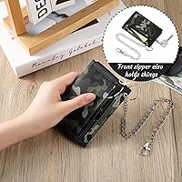 Amazon.com: Clysee 3 Pcs Wallet with Chain for Boys Men
